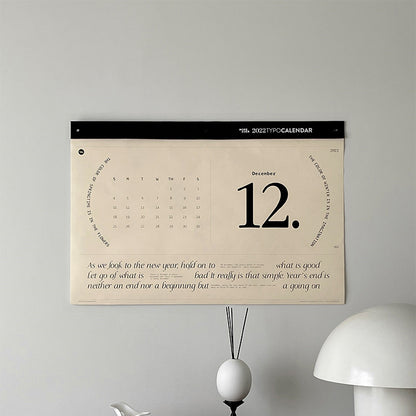 Hand Torn Creative Simple Home Decoration Wall Calendar