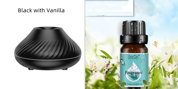 Nuevo Difusor de aroma de llama volcánica Lámpara de aceite esencial 130 ml Humidificador de aire portátil USB con luz nocturna de color Generador de niebla Fogger Luz LED