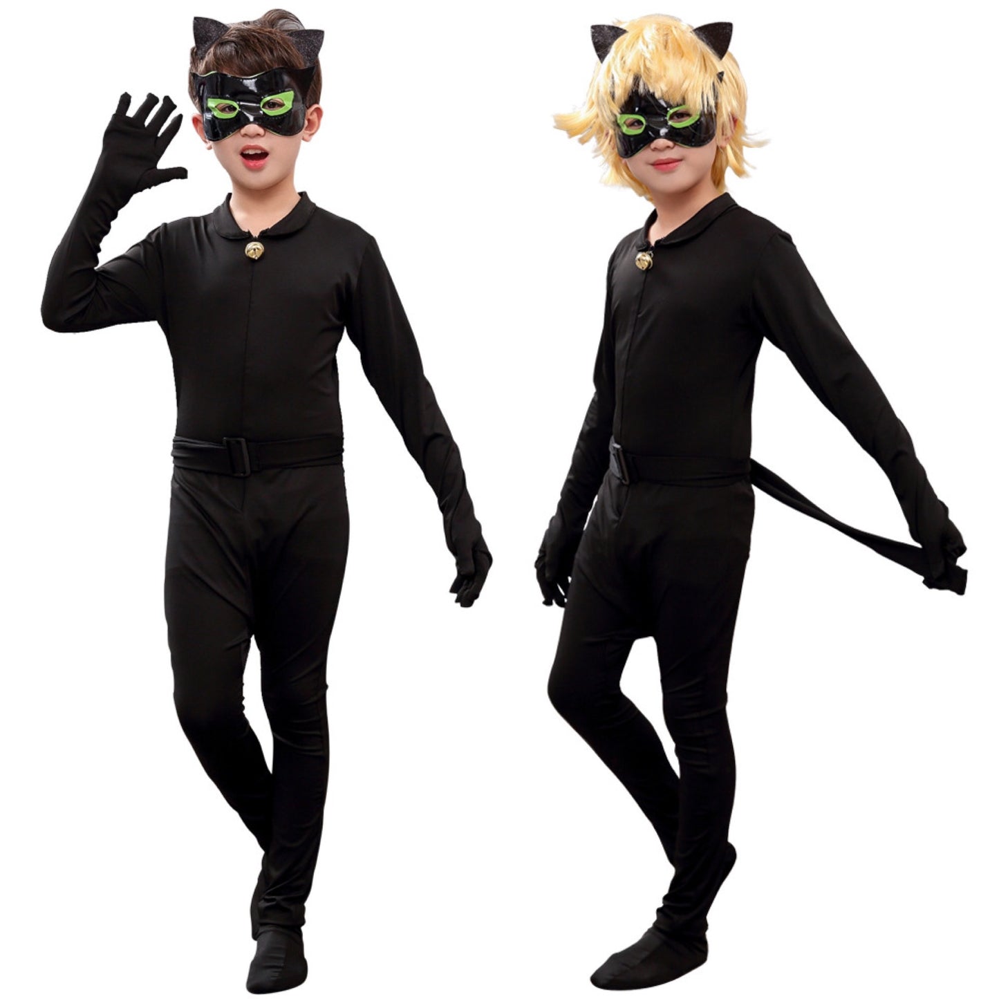 Halloween Black Cat Cosplay Costume Children