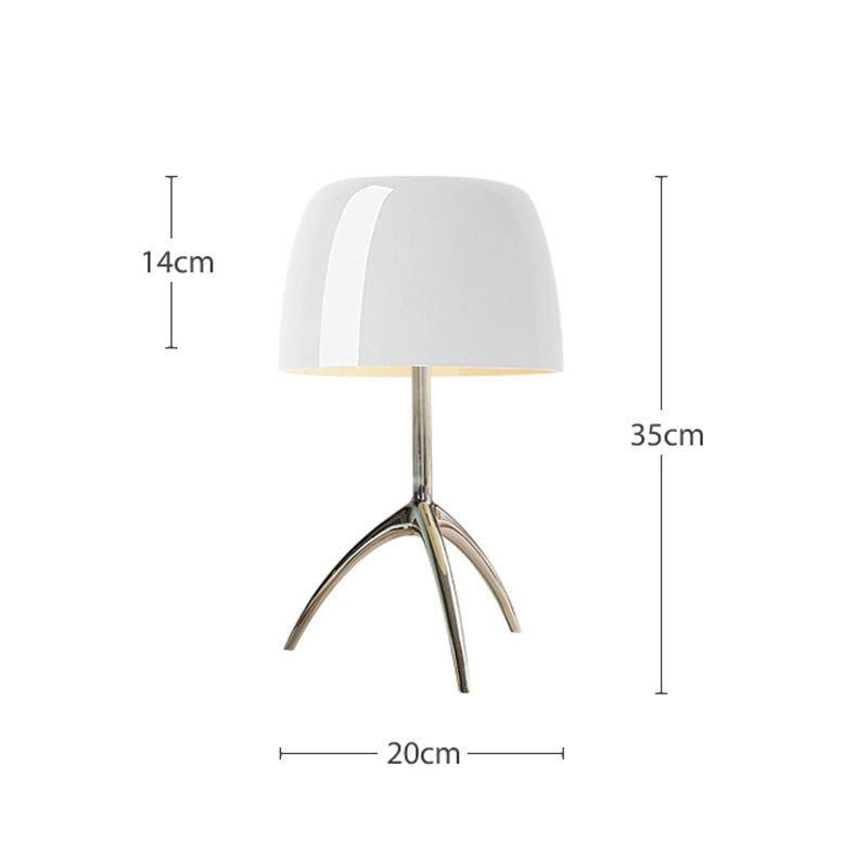 Lampe de table en cuivre, maison ancienne du milieu, lampes design rétro