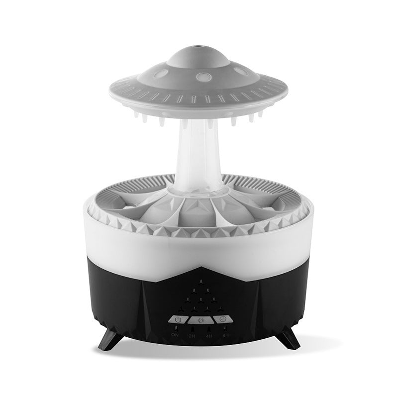 Nuevo humidificador de gota de lluvia UFO, humidificador de aire con forma de gota de agua, aceites esenciales de aromaterapia USB, difusor de aire aromático, generador de niebla para el hogar, decoración del hogar