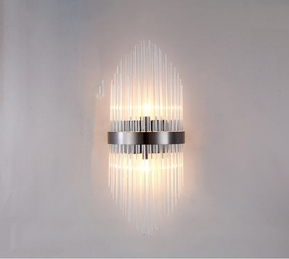 Modern Living Room Light Luxury Crystal Creative Wall Lamp