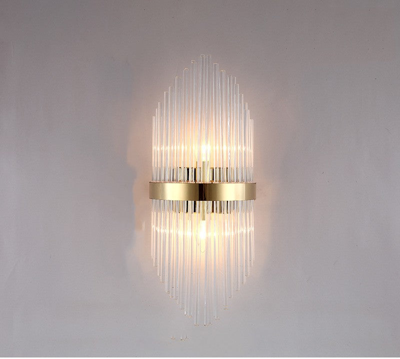 Modern Living Room Light Luxury Crystal Creative Wall Lamp