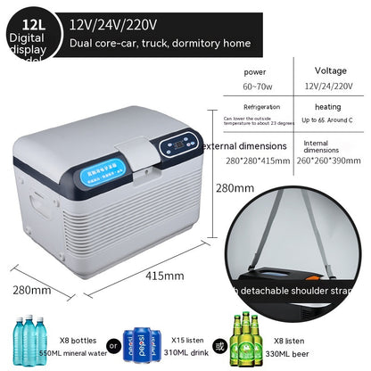 Réfrigérateur de voiture à double usage dans la voiture et la maison