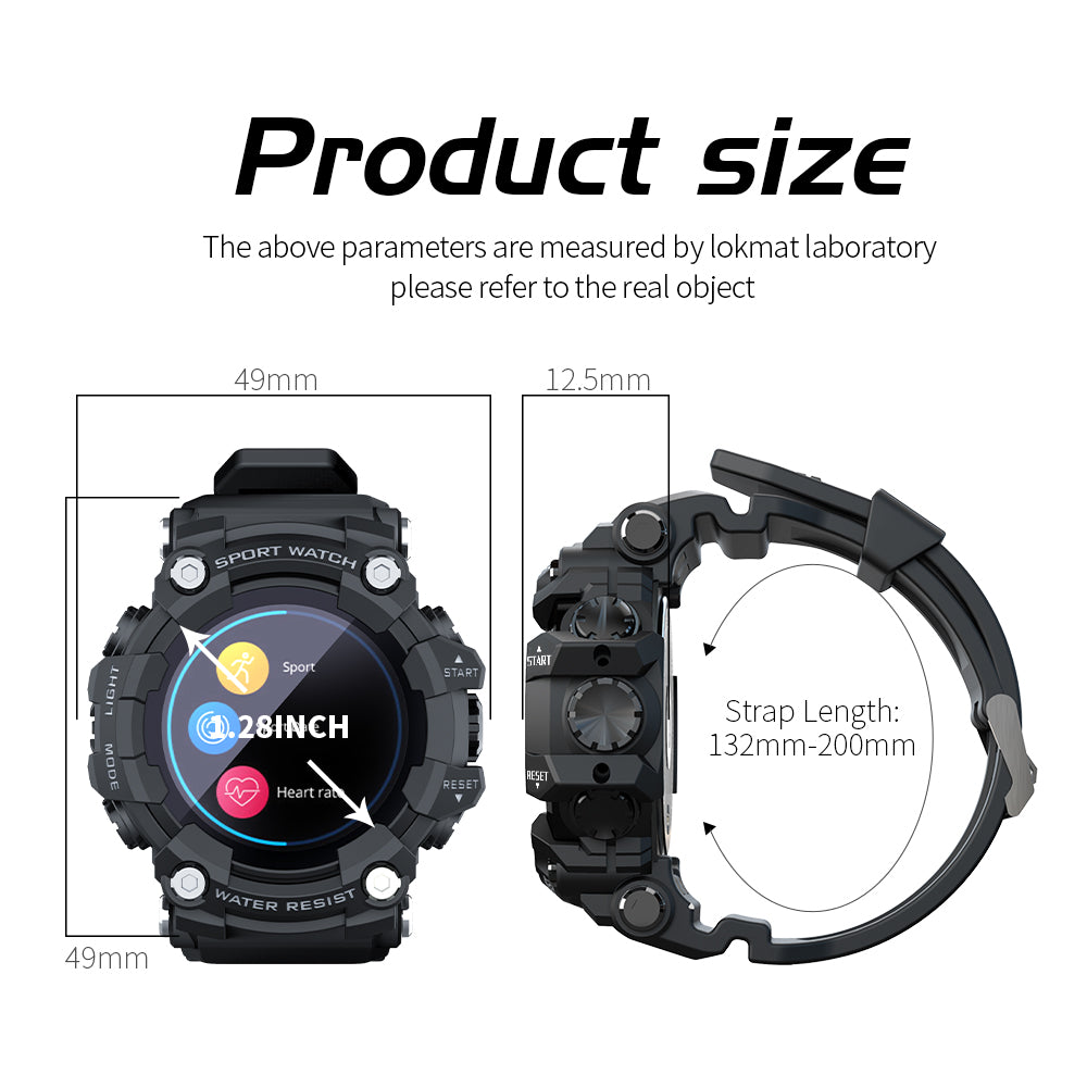 Bluetooth Smart Watch Outdoor Exercise Heart Rate Pressure Blood Oxygen