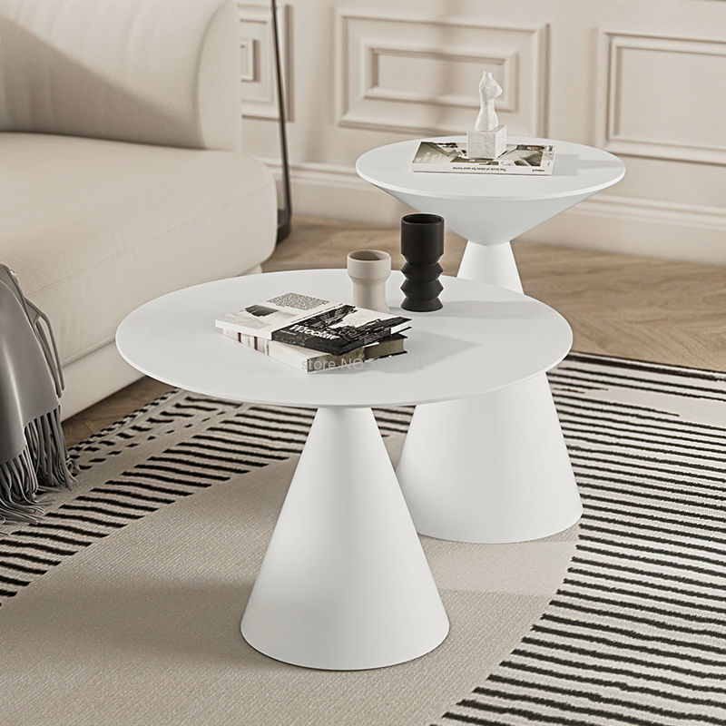 Round Tea Table Combination Simple Living Room Side A Few Sofa Side Bedroom Bedside Cabinet