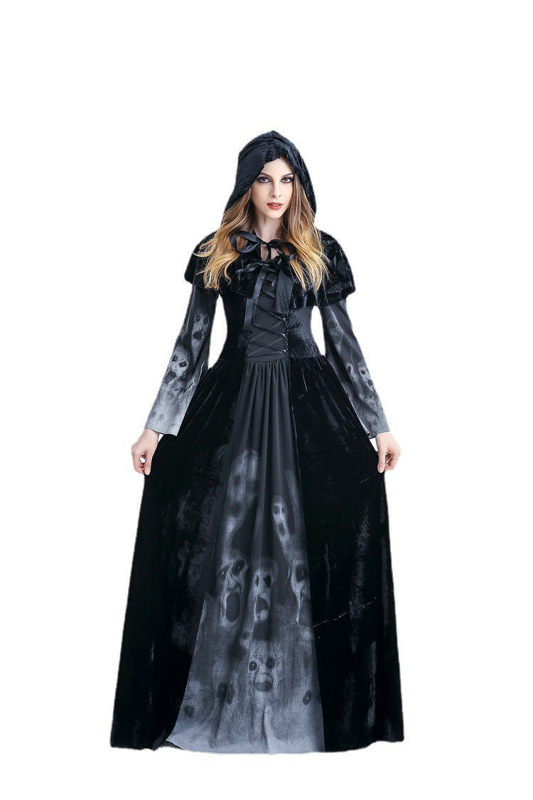 Robe de vampire pour femme à la mode pour Halloween