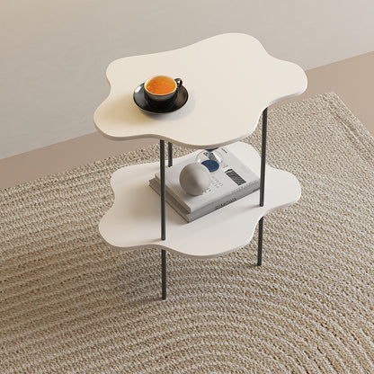 Table basse Cloud, étagère minimaliste moderne de forme polygonale