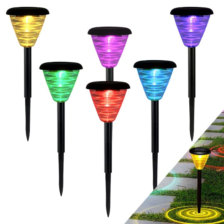 Lumières solaires de voie Led maison extérieure étanche enfichable atmosphère de jardin lumière de paysage lumières de chemin solaires imperméables décoratives pour la pelouse de chemin de cour