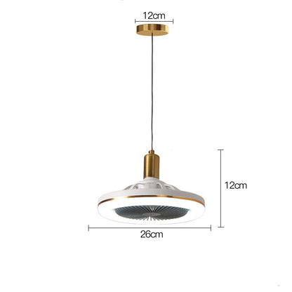 Restaurant Bar Modern Simple Small Ceiling Fan Light