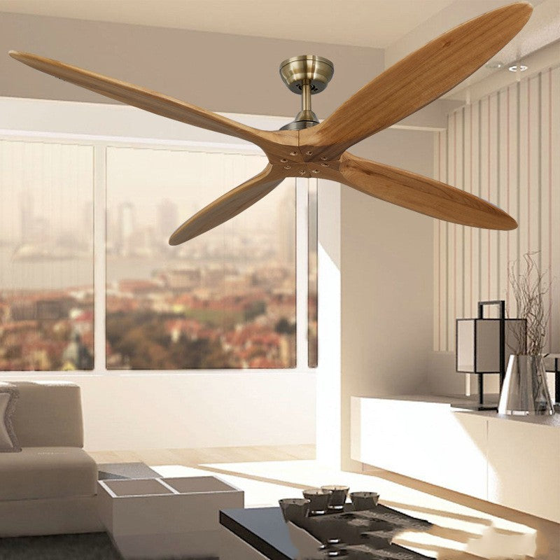 Accueil Salon Ventilateur En Bois Massif Industriel Moderne Européen