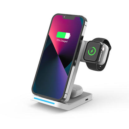 Three In One Folding Bracket Wireless Charging