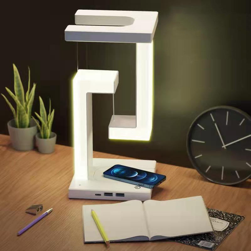 Lampe de Table à Suspension sans fil pour Smartphone, lampe d'équilibre flottante pour la maison et la chambre à coucher