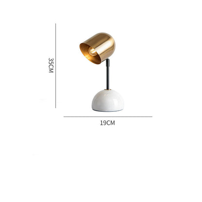 Simple Marble Metal Model Hotel Table Lamp