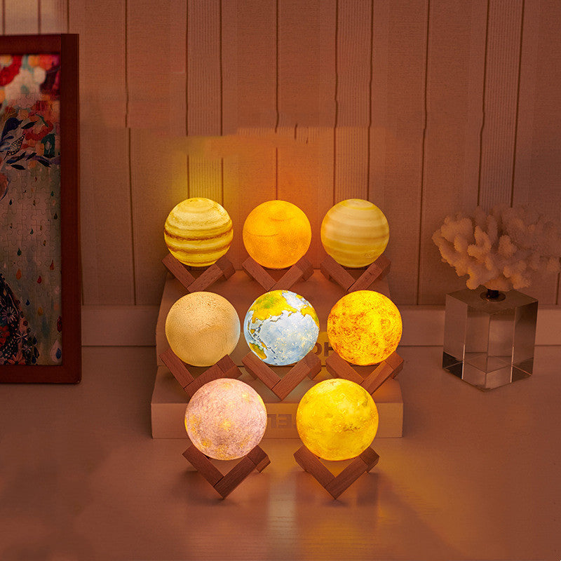 Creative Fashion Eight Planets Atmosphere Table Lamp