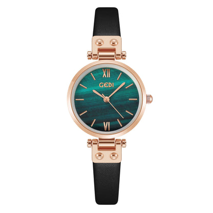 Nouvelle montre d'étudiant de style artistique montre étanche pour femme avec cadran délicat et petit