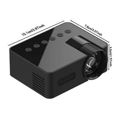 YT100 maison Mini projecteur Portable USB alimentation HD maison petit sans fil même écran Projection de téléphone