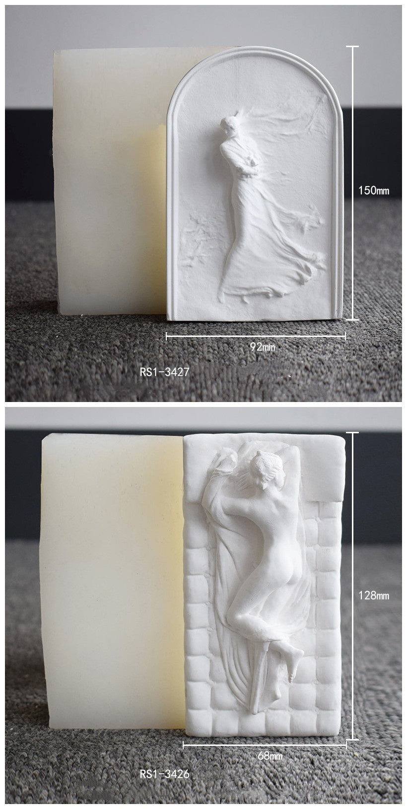 Human Body Plaster Mold Decoration Home