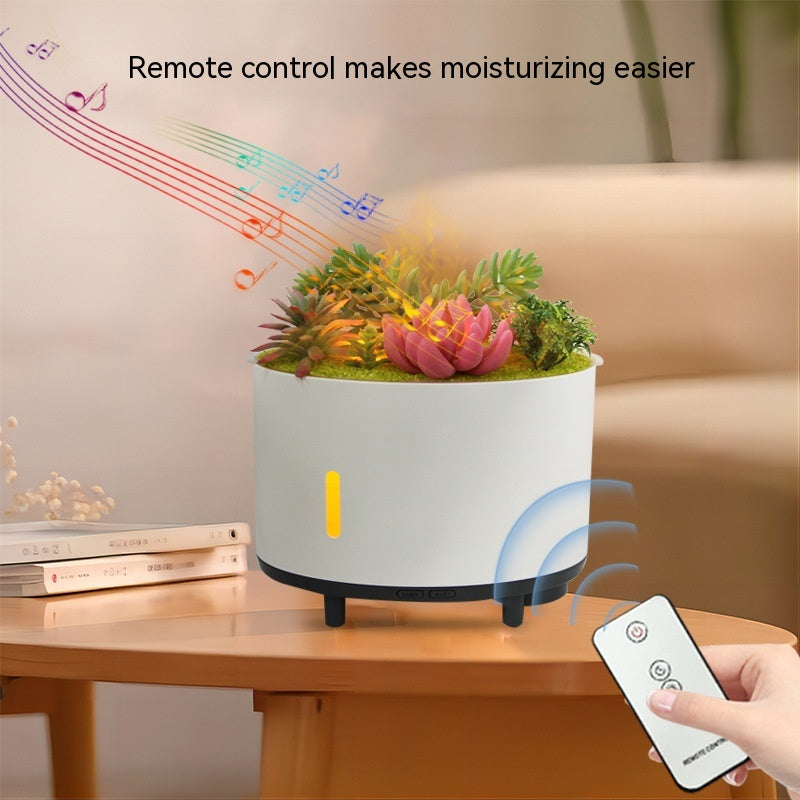 Humidificateur d'aromathérapie de flamme de musique de Bluetooth d'usine de simulation