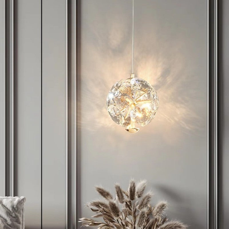 Nordic Chandelier Post-modern Simple Dandelion Crystal Lamp