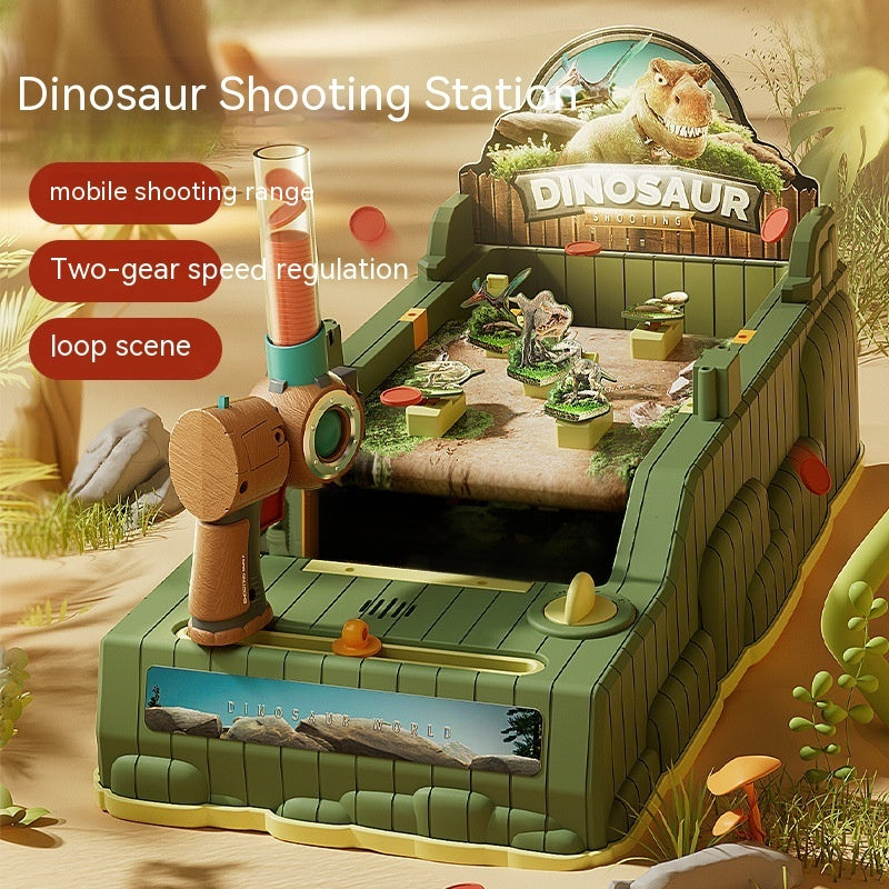 Mesa de tiro de dinosaurios Entrada educativa para niños