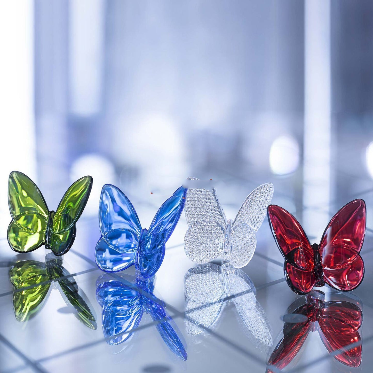 Glass Crystal Butterfly Glittering Home Decoration