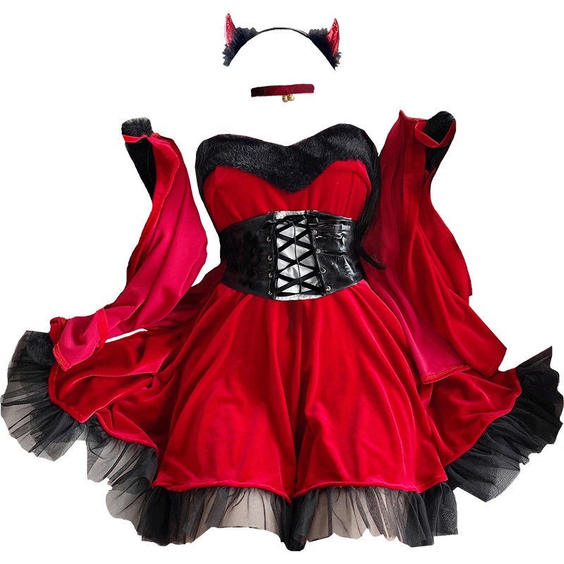 Costume de sorcière à thème d'Halloween