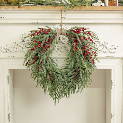 Christmas Jiangguo Garland High-end Feel Material 60CM Front Door Door Hanging Decorations