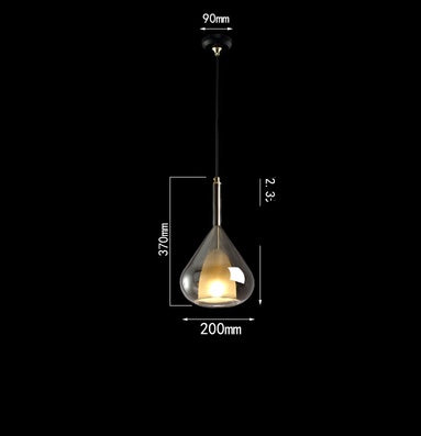 Candelabro de cabecera para comedor en casa, diseño Original minimalista nórdico moderno