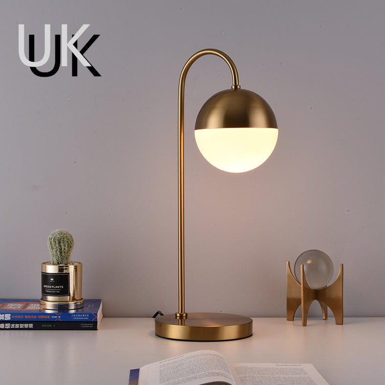 Golden Table Lamp Hotel Decoration