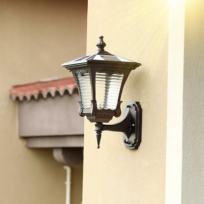 Lámpara de pared solar Lámpara de jardín al aire libre Hogar