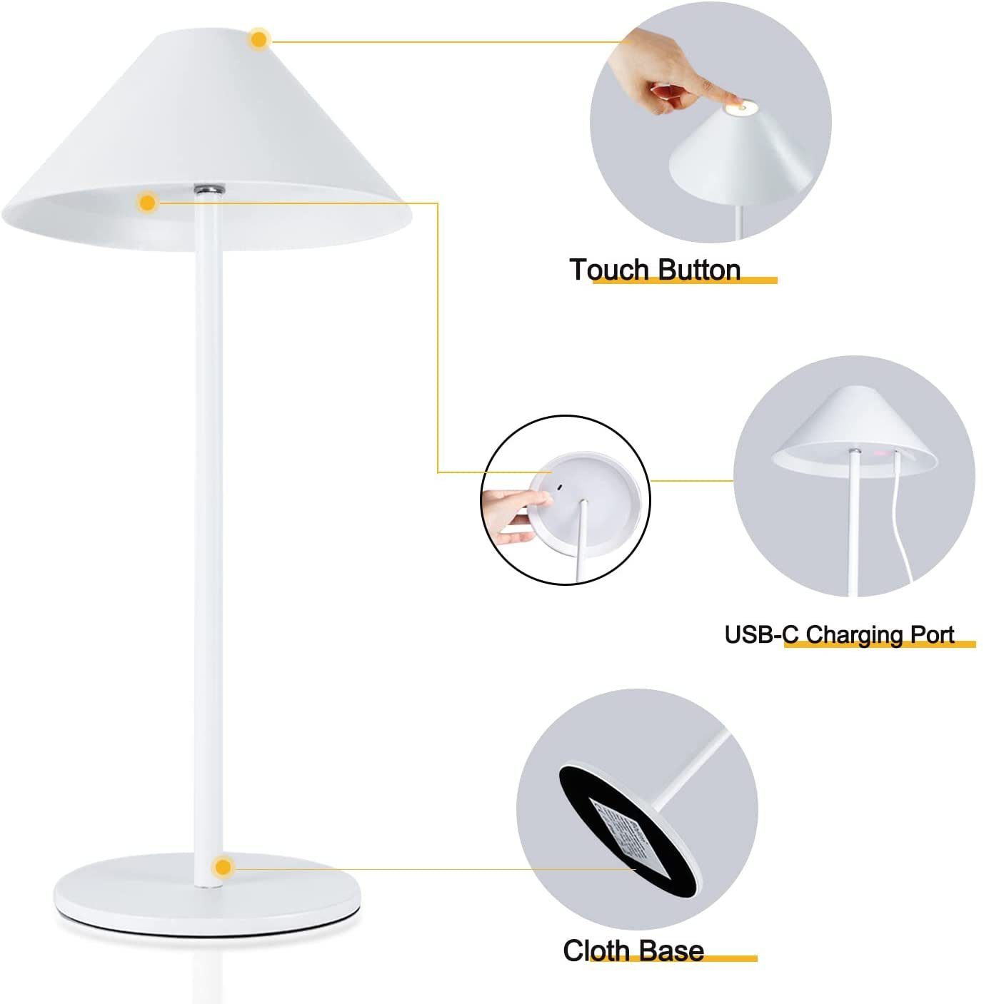 Lampe de table de bar à atmosphère rétro créative à LED