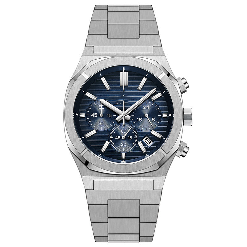 Montre chronographe multifonctionnelle pour hommes