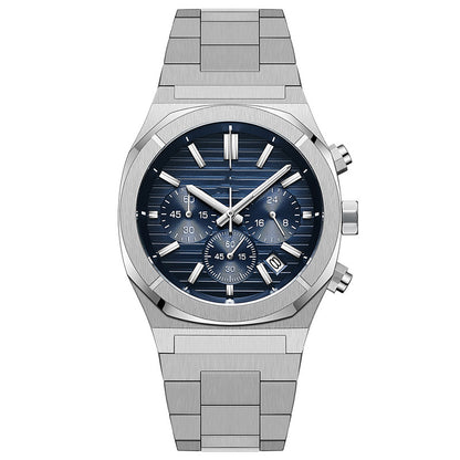 Montre chronographe multifonctionnelle pour hommes