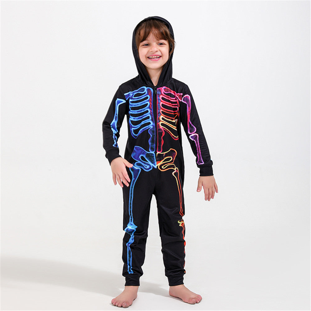 European And American New Family Pajamas Halloween Set