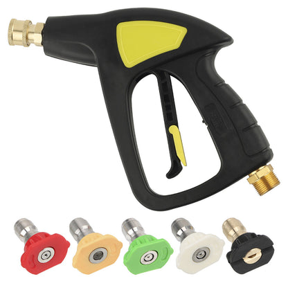 Quick Connector Pressure Washer Gun Bottle Lance Cannon Car Wash Snow Foam.