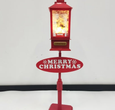 Christmas Snow Street Lamp Living Room Decorations