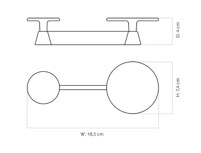 Gancho de ropa creativo de cobre minimalista, decoración, modelo de diseñador, entrada de habitación