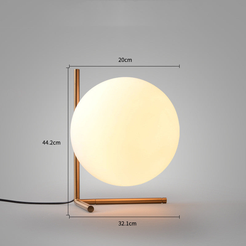 Lampe de chevet verticale moderne nordique pour chambre à coucher