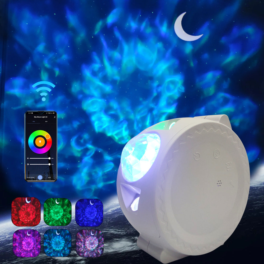 Luz para dormir Dormitorio Mesita de noche Luz Cielo estrellado LED Moo