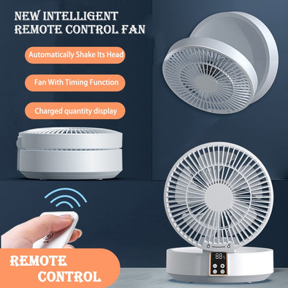 Control remoto portátil recargable techo Usb ventilador plegable eléctrico luz nocturna enfriador de aire electrodomésticos hogar