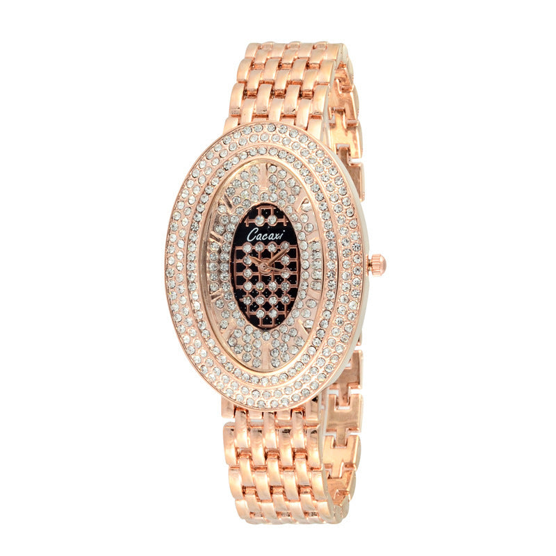 Watches Oval Set Diamond British Watch