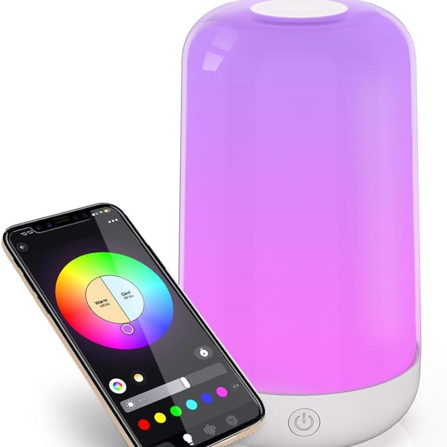 Smart Bluetooth Dimming And Color-changing 3600mA Battery Desk Lamp