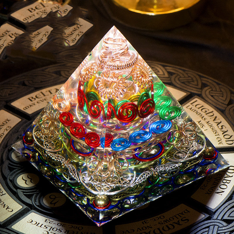 Pyramide de cristal originale Mandala Ogang