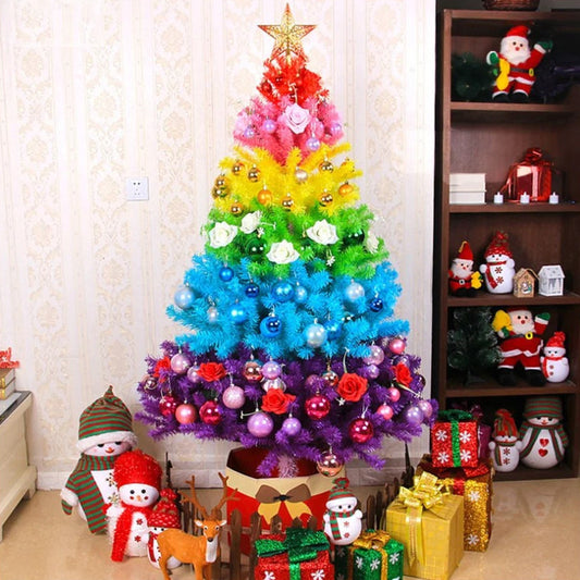 60cm Home Shopping Mall Gradient Colorful Christmas Tree