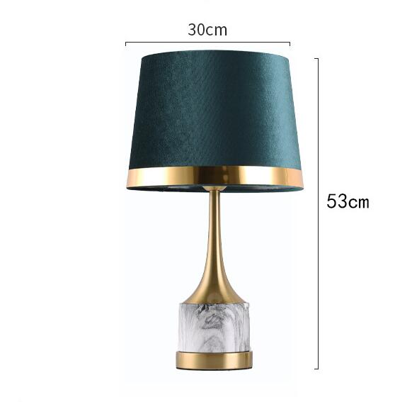 Lampe de table tactile de chevet de luxe moderne