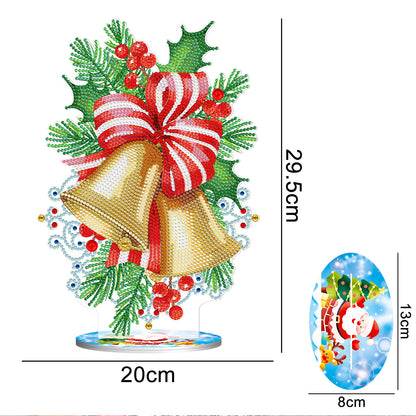 Décorations de Noël en trois dimensions, autocollant fait à la main, peinture décorative au diamant