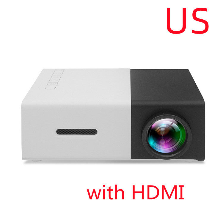 Projecteur Portable 3D Hd Led, cinéma maison, HDMI, Audio Usb, Mini projecteur Yg300