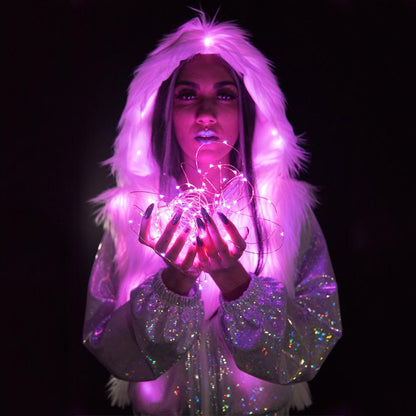 Costumes d'Halloween à LED pour discothèques à la mode pour femmes