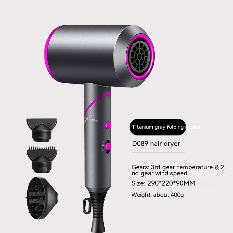 Folding Anion High Power Constant Temperature Hair Dryer